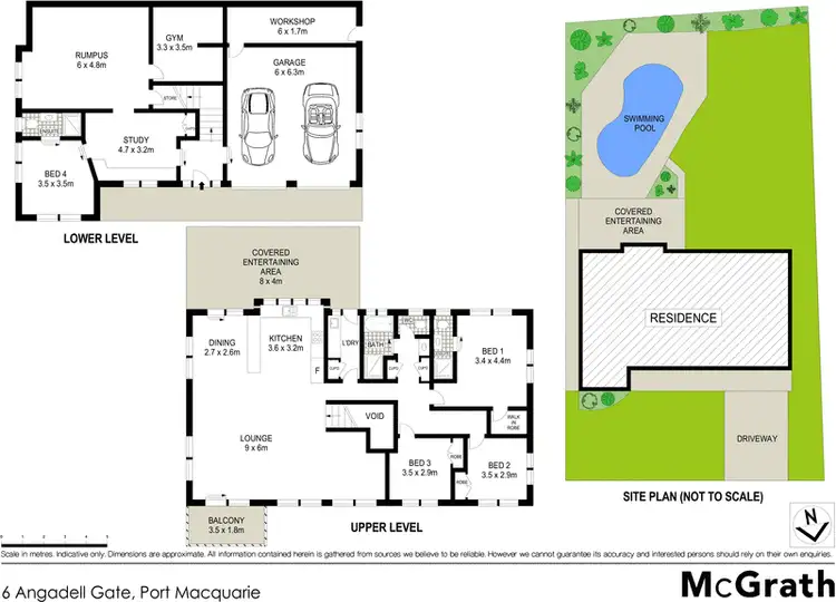 Floorplan of Homely house listing, 6 Angadell Gate, Port Macquarie NSW 2444