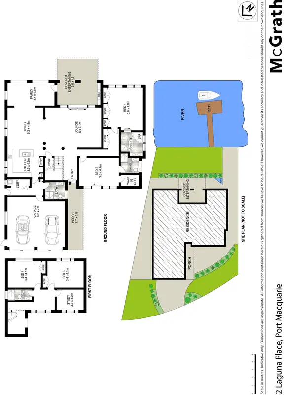 Floorplan of Homely house listing, 2 Laguna Place, Port Macquarie NSW 2444