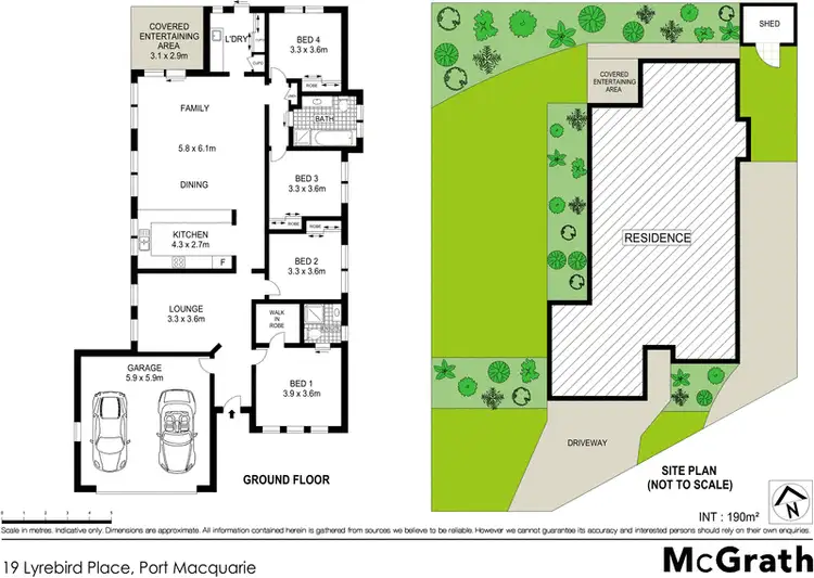 Floorplan of Homely house listing, 19 Lyrebird Place, Port Macquarie NSW 2444
