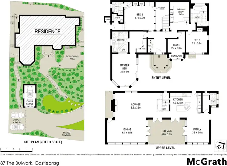 Floorplan of Homely house listing, 87 The Bulwark, Castlecrag NSW 2068