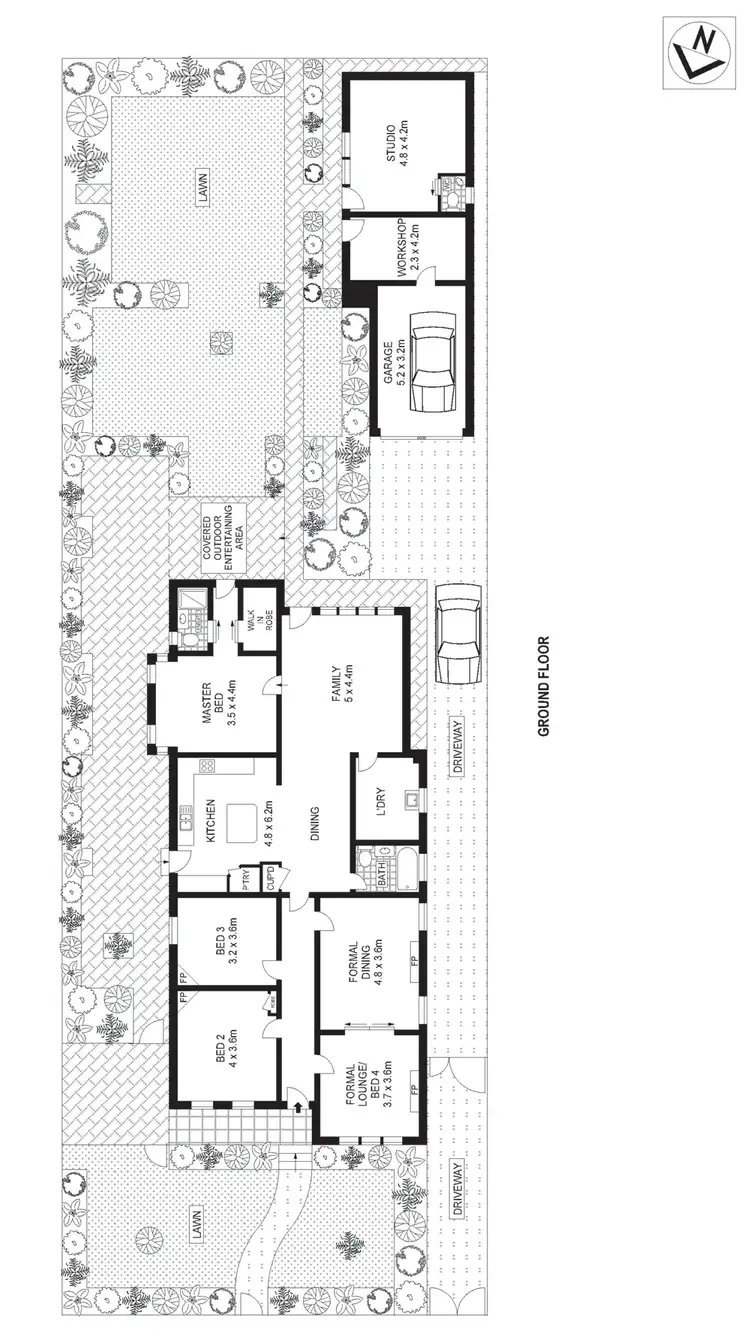 Floorplan of Homely house listing, 5 Wolseley Street, Haberfield NSW 2045