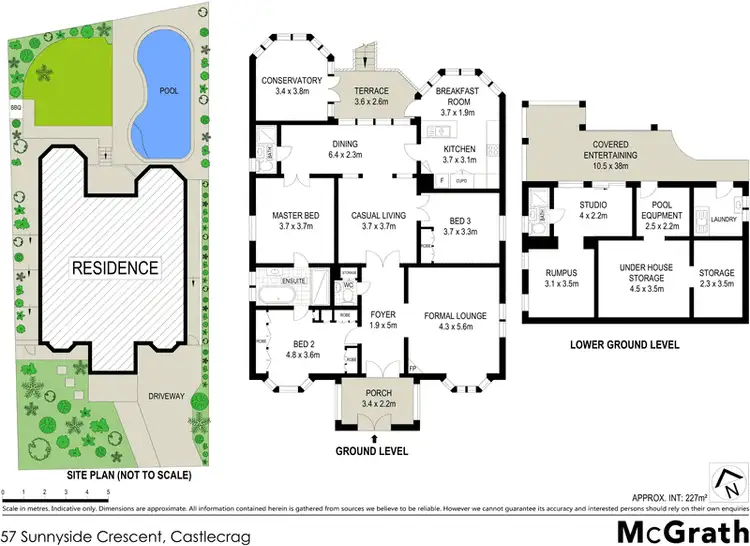 Floorplan of Homely house listing, 57 Sunnyside Crescent, Castlecrag NSW 2068
