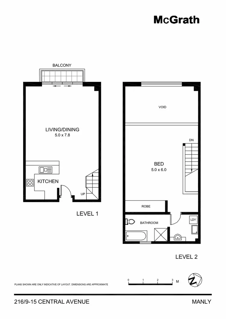 Floorplan of Homely apartment listing, 216/9 Central Avenue, Manly NSW 2095