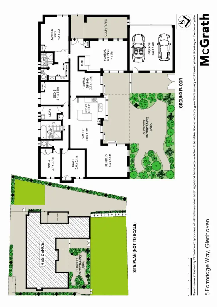 Floorplan of Homely house listing, 5 Farmridge Way, Glenhaven NSW 2156