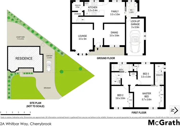 Floorplan of Homely house listing, 2A Whitbar Way, Cherrybrook NSW 2126