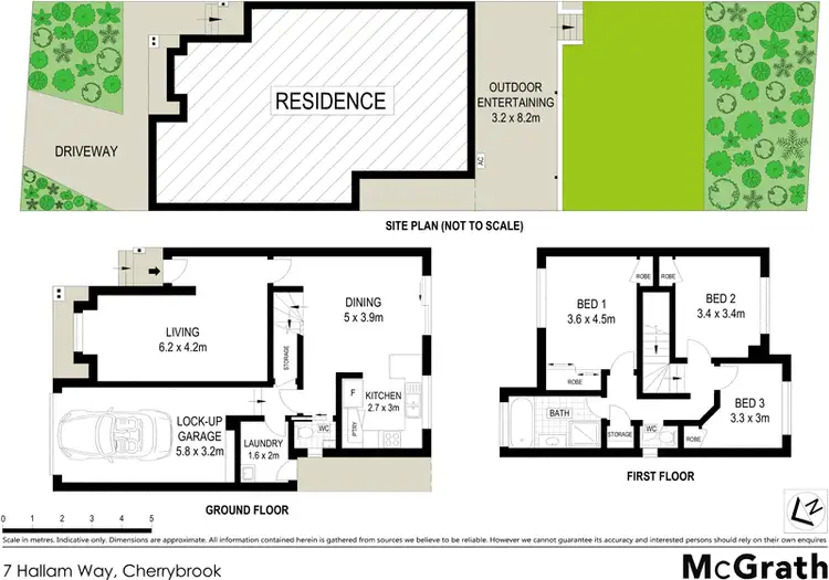 Floorplan of Homely townhouse listing, 7 Hallam Way, Cherrybrook NSW 2126