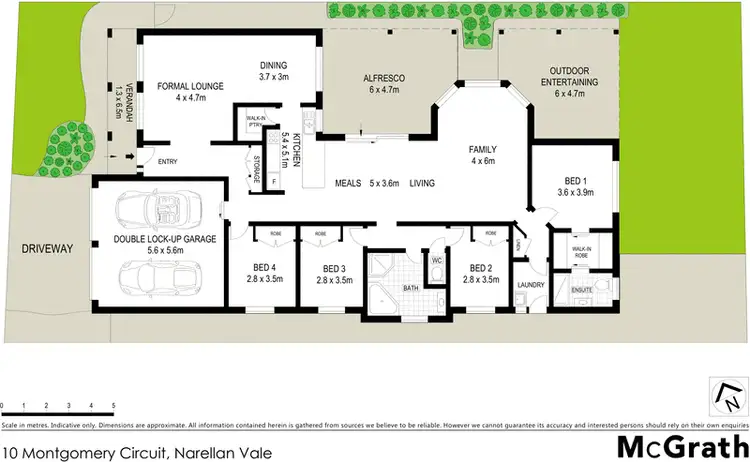 Floorplan of Homely house listing, 10 Montgomery Circuit, Narellan Vale NSW 2567