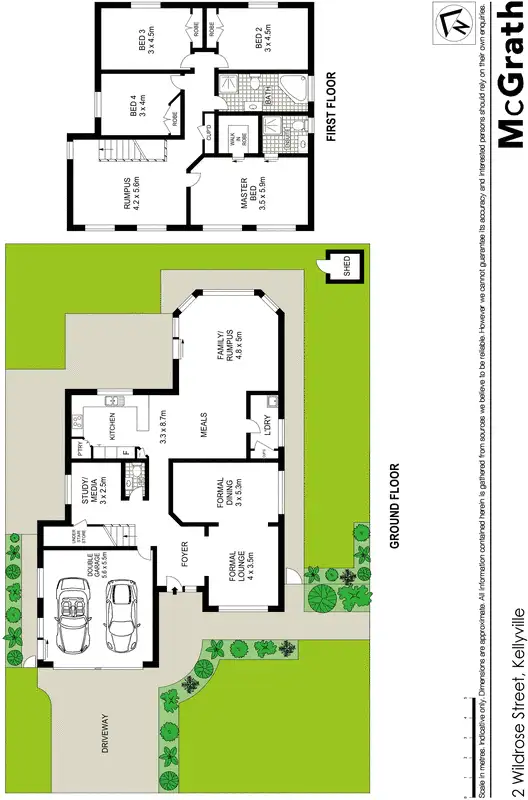 Floorplan of Homely house listing, 2 Wildrose Street, Kellyville NSW 2155