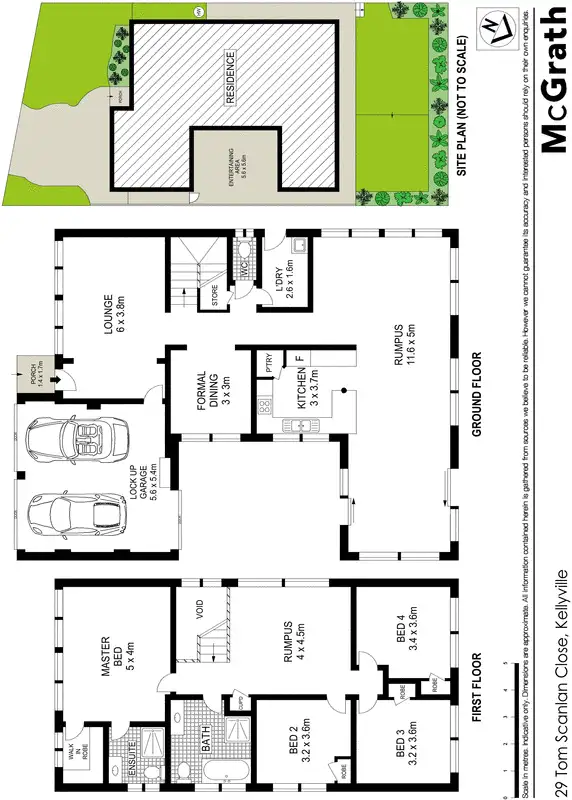 Floorplan of Homely house listing, 29 Tom Scanlon Close, Kellyville NSW 2155