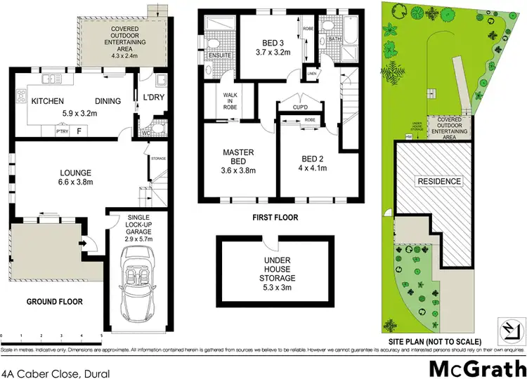 Floorplan of Homely house listing, 4A Caber Close, Dural NSW 2158