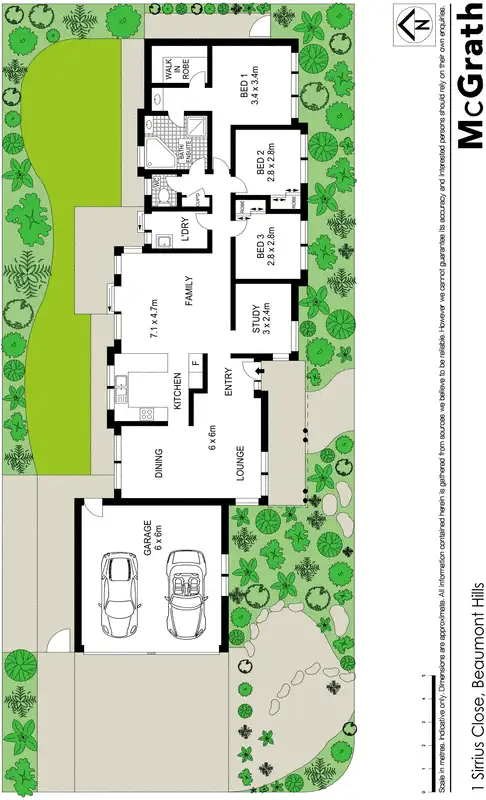Floorplan of Homely house listing, 1 Sirrius Close, Beaumont Hills NSW 2155