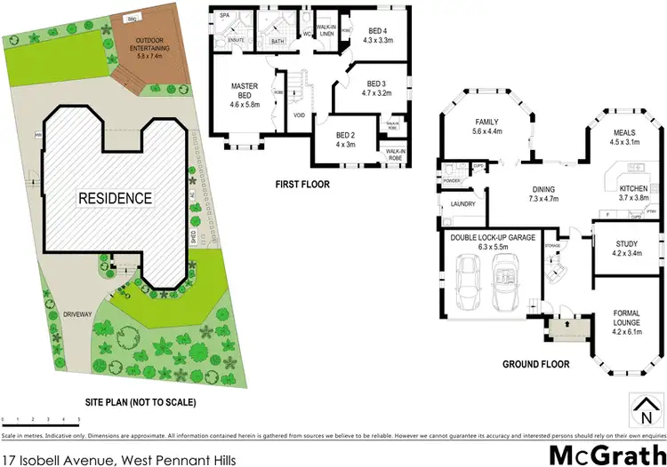Floorplan of Homely house listing, 17 Isobell Avenue, West Pennant Hills NSW 2125