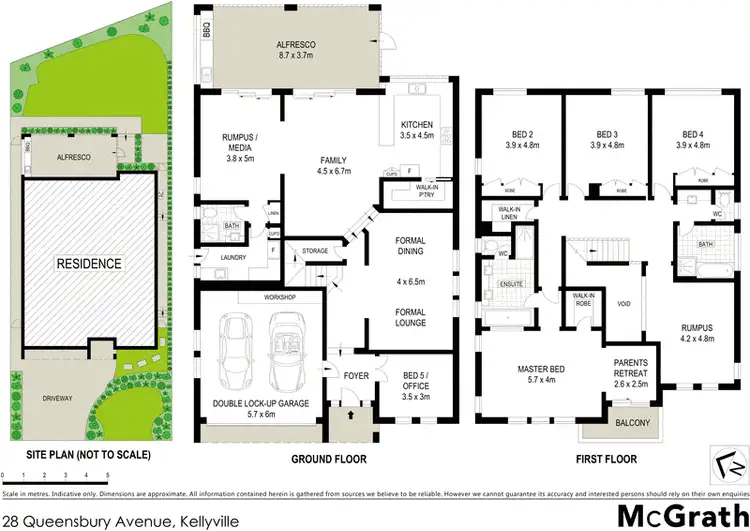 Floorplan of Homely house listing, 28 Queensbury Avenue, Kellyville NSW 2155