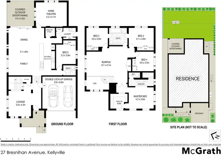 Floorplan of Homely house listing, 27 Bresnihan Avenue, Kellyville NSW 2155