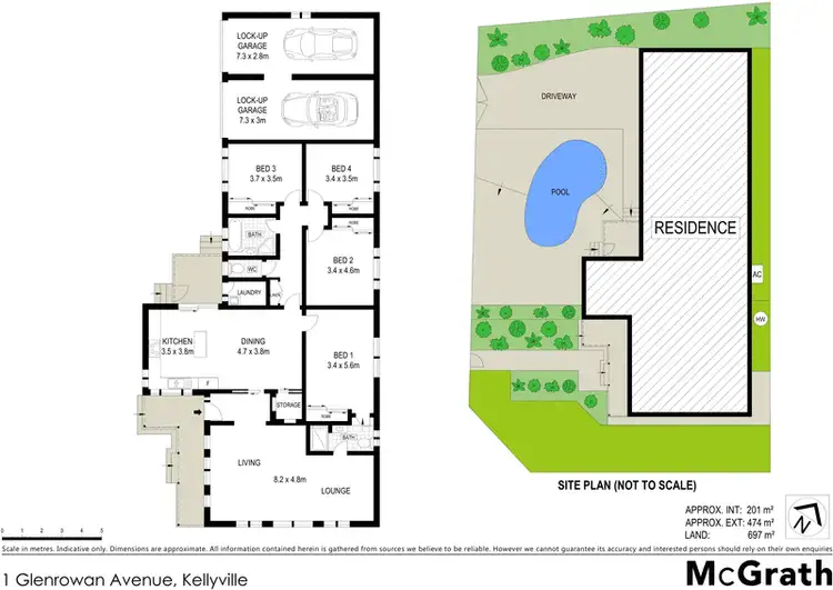 Floorplan of Homely house listing, 1 Glenrowan Avenue, Kellyville NSW 2155