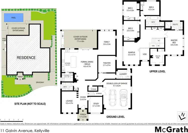 Floorplan of Homely house listing, 11 Galvin Avenue, Kellyville NSW 2155