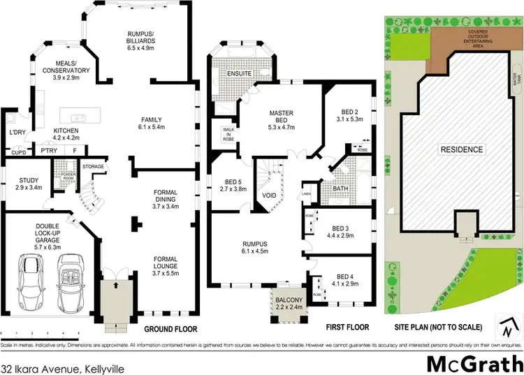Floorplan of Homely house listing, 32 Ikara Avenue, Kellyville NSW 2155