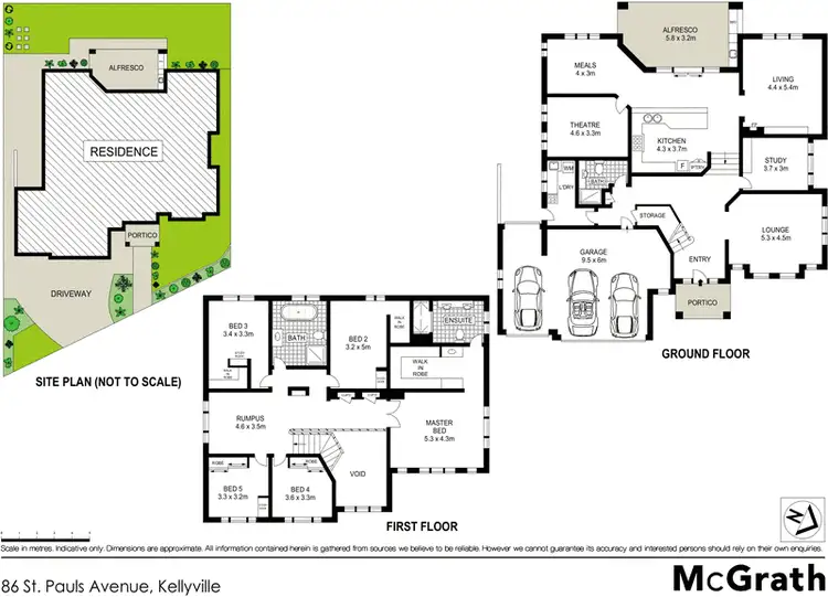 Floorplan of Homely house listing, 86 St Pauls Avenue, Kellyville NSW 2155