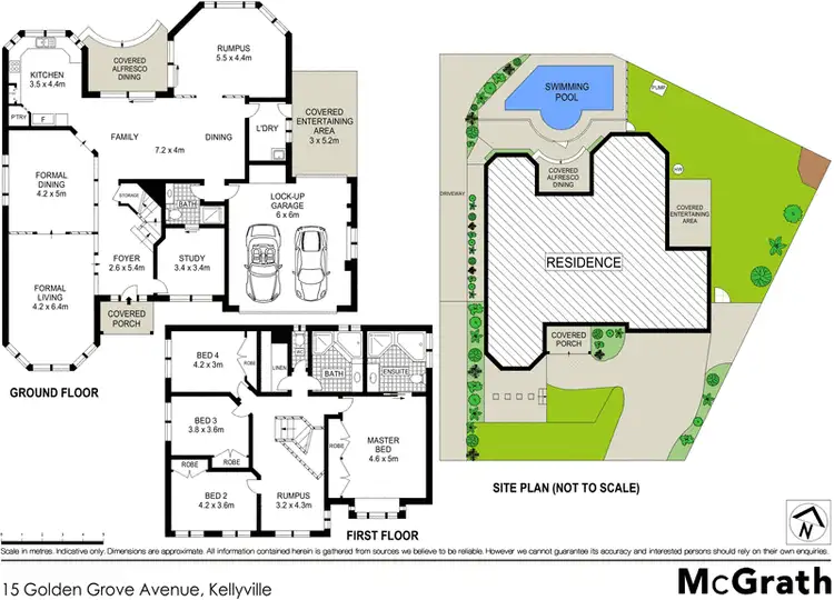 Floorplan of Homely house listing, 15 Golden Grove Avenue, Kellyville NSW 2155