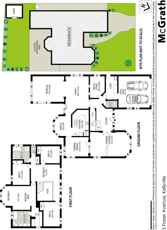 Floorplan of Homely house listing, 5 Fraser Avenue, Kellyville NSW 2155