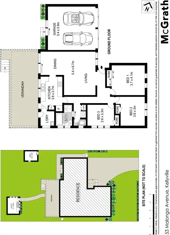 Floorplan of Homely house listing, 53 Malonga Avenue, Kellyville NSW 2155