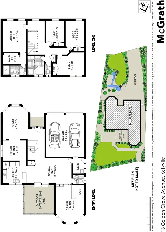 Floorplan of Homely house listing, 13 Golden Grove Avenue, Kellyville NSW 2155