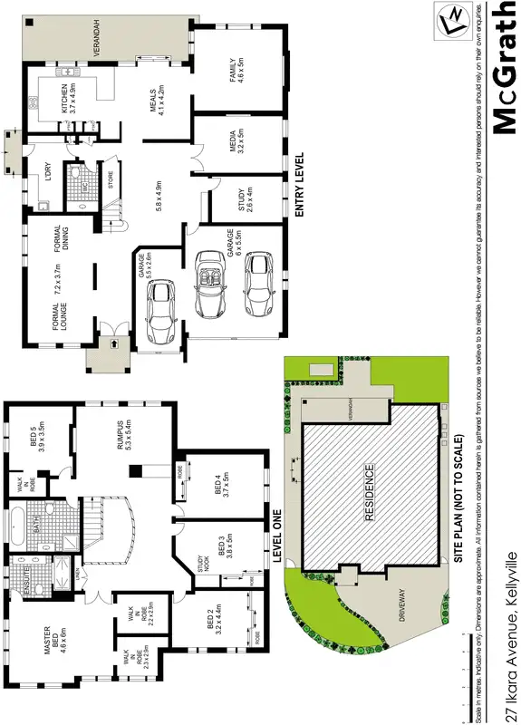 Floorplan of Homely house listing, 27 Ikara Avenue, Kellyville NSW 2155