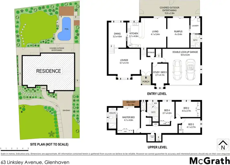 Floorplan of Homely house listing, 63 Linksley Avenue, Glenhaven NSW 2156
