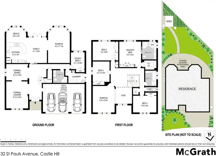 Floorplan of Homely house listing, 32 St Pauls Avenue, Castle Hill NSW 2154