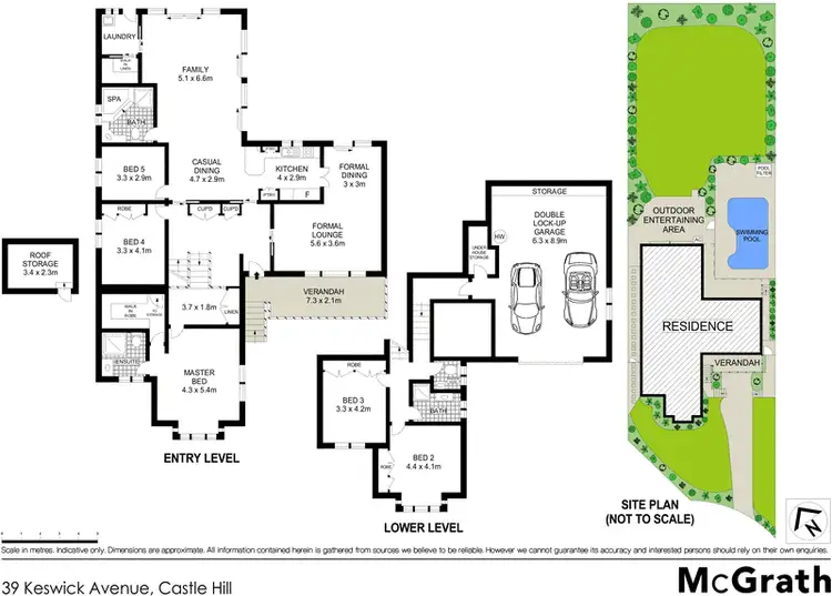 Floorplan of Homely house listing, 39 Keswick Avenue, Castle Hill NSW 2154