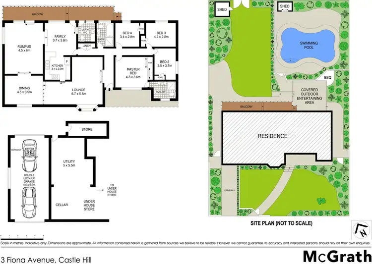 Floorplan of Homely house listing, 3 Fiona Avenue, Castle Hill NSW 2154