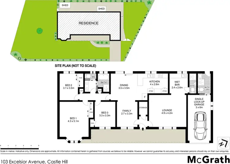 Floorplan of Homely house listing, 103 Excelsior Avenue, Castle Hill NSW 2154