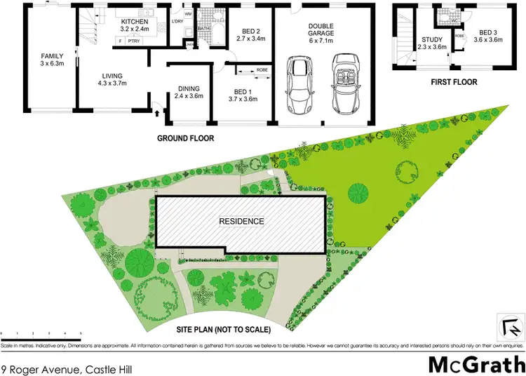 Floorplan of Homely house listing, 9 Roger Avenue, Castle Hill NSW 2154
