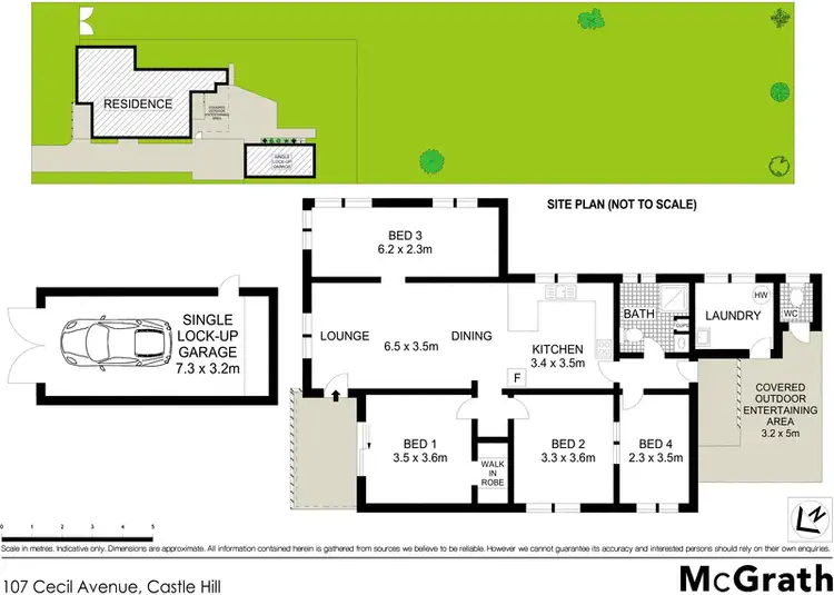 Floorplan of Homely house listing, 107 Cecil Avenue, Castle Hill NSW 2154