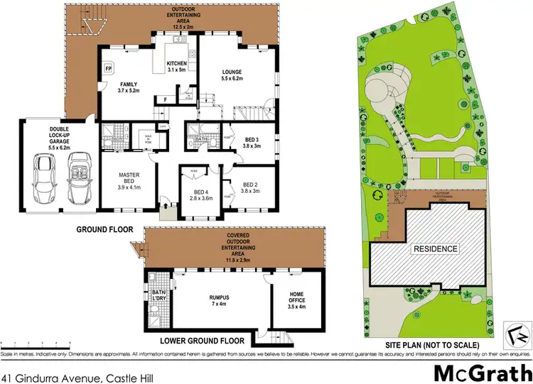 Floorplan of Homely house listing, 41 Gindurra Avenue, Castle Hill NSW 2154