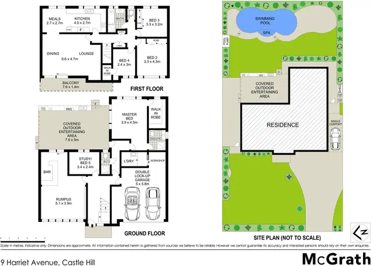 Floorplan of Homely house listing, 9 Harriet Avenue, Castle Hill NSW 2154