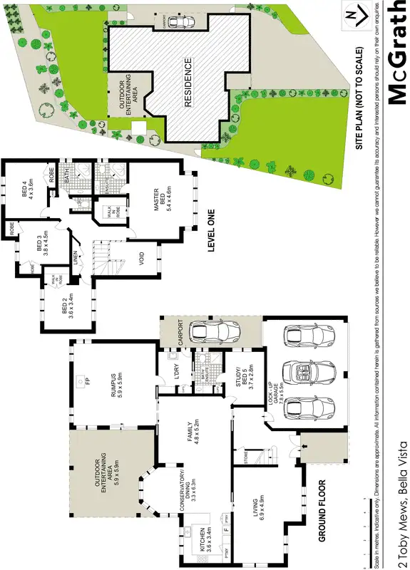 Floorplan of Homely house listing, 2 Toby Mews, Bella Vista NSW 2153