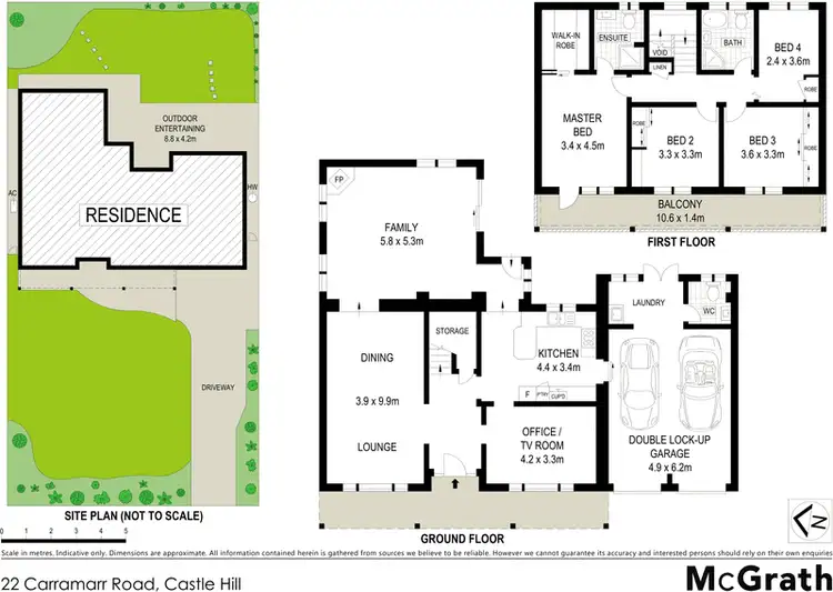 Floorplan of Homely house listing, 22 Carramarr Road, Castle Hill NSW 2154