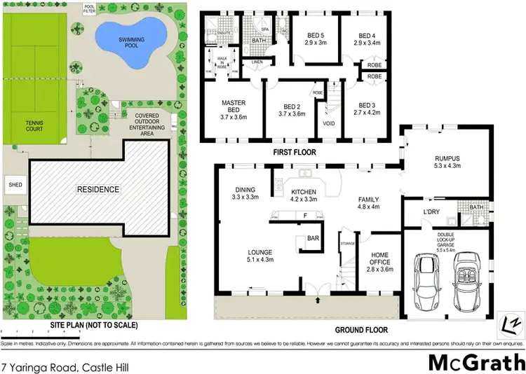 Floorplan of Homely house listing, 7 Yaringa Road, Castle Hill NSW 2154