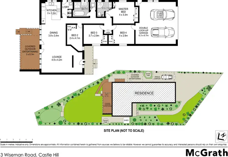 Floorplan of Homely house listing, 3 Wiseman Road, Castle Hill NSW 2154