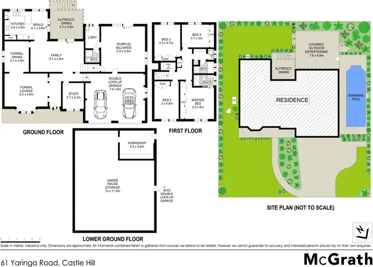 Floorplan of Homely house listing, 61 Yaringa Road, Castle Hill NSW 2154