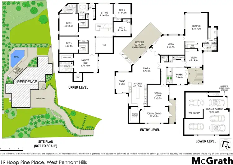Floorplan of Homely house listing, 19 Hoop Pine Place, West Pennant Hills NSW 2125