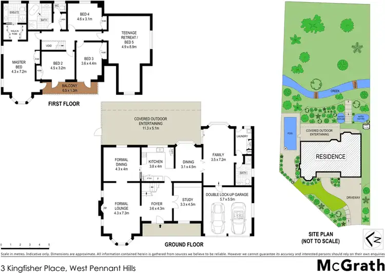 Floorplan of Homely house listing, 3 Kingfisher Place, West Pennant Hills NSW 2125