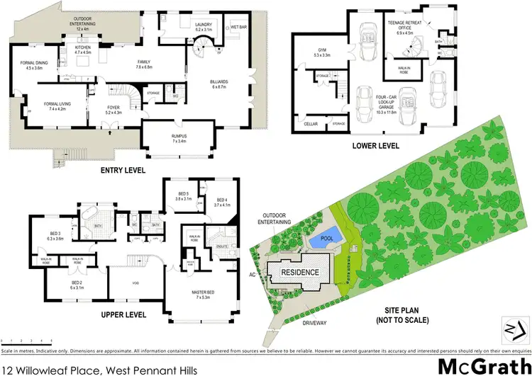 Floorplan of Homely house listing, 12 Willowleaf Place, West Pennant Hills NSW 2125