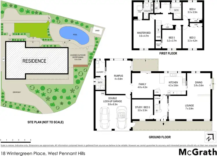 Floorplan of Homely house listing, 18 Wintergreen Place, West Pennant Hills NSW 2125