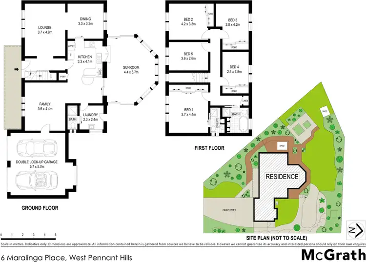 Floorplan of Homely house listing, 6 Maralinga Place, West Pennant Hills NSW 2125