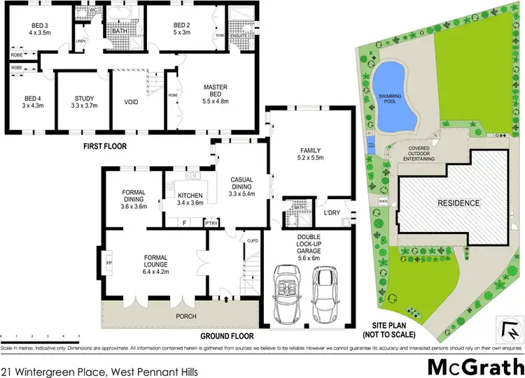 Floorplan of Homely house listing, 21 Wintergreen Place, West Pennant Hills NSW 2125