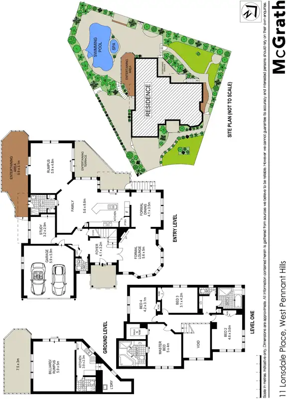 Floorplan of Homely house listing, 11 Lonsdale Place, West Pennant Hills NSW 2125