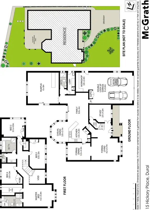 Floorplan of Homely house listing, 15 Hickory Place, Dural NSW 2158