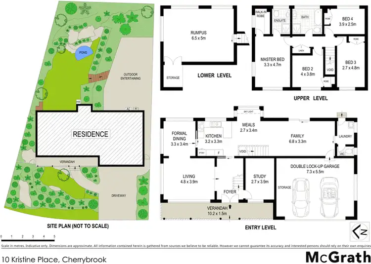 Floorplan of Homely house listing, 10 Kristine Place, Cherrybrook NSW 2126
